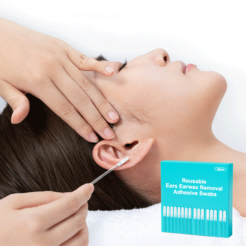 💥Hot Sale 51% OFF🔥Baby-Safe and  Reusable Earwax Removal Adhesive Swabs