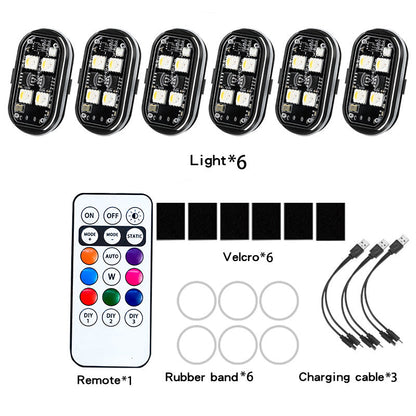 📢📢50% OFF !!⏰⏰Portable Car LED Warning Light with Remote