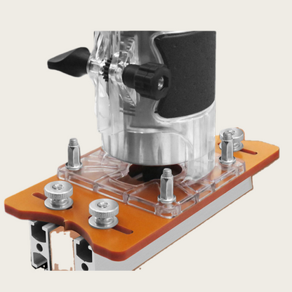 🛠️ 50% OFF! ✨ 2-IN-1 COMPACT BASE - For Wood Grooving and Milling, Integrated Laser Guidance and Millimeter Precision Adjustment 🔧📐