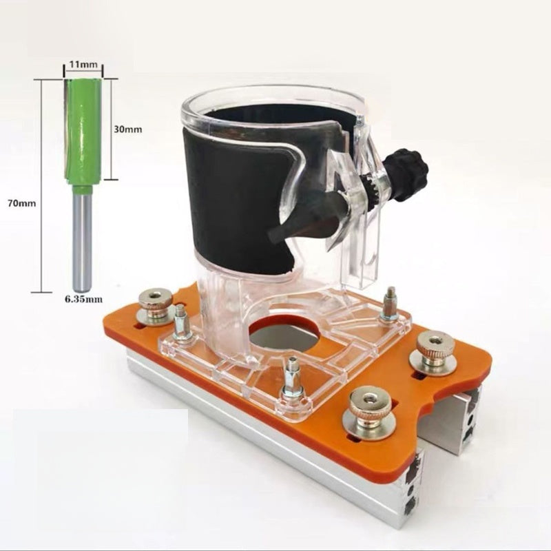🛠️ 50% OFF! ✨ 2-IN-1 COMPACT BASE - For Wood Grooving and Milling, Integrated Laser Guidance and Millimeter Precision Adjustment 🔧📐
