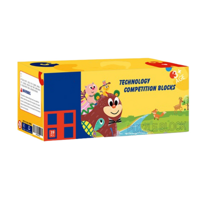 Educational Interlocking Building Block Set for Kids