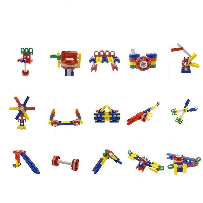 Educational Interlocking Building Block Set for Kids