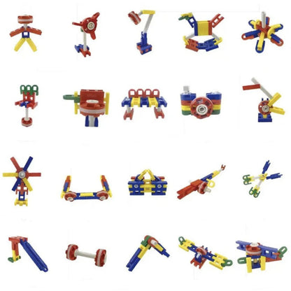 Educational Interlocking Building Block Set for Kids