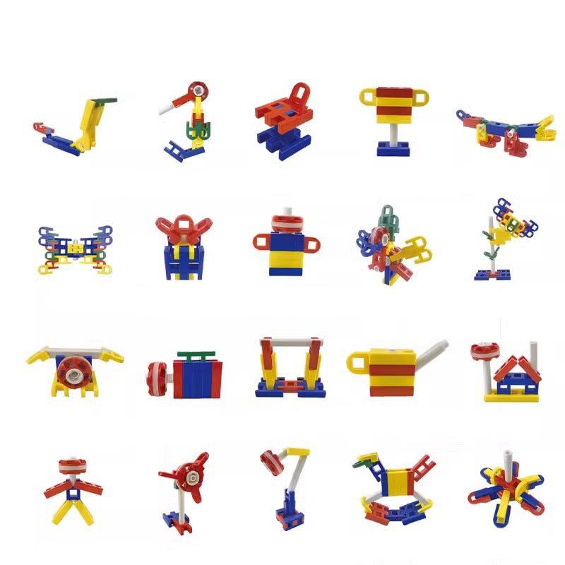 Educational Interlocking Building Block Set for Kids