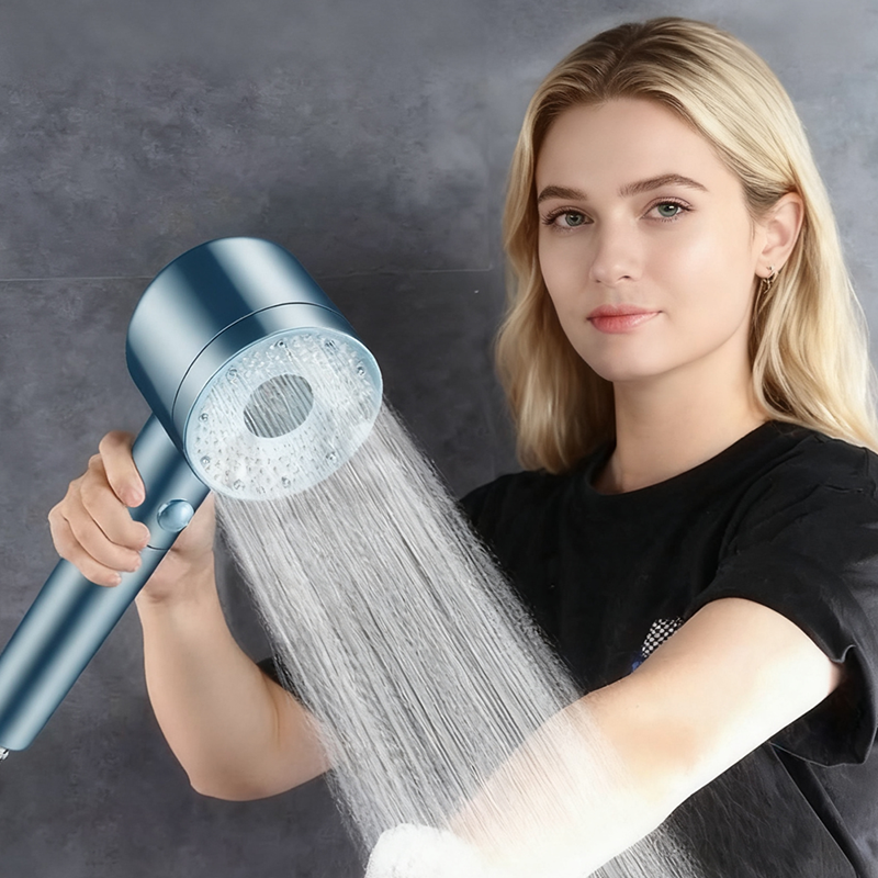 🚿5-Mode Filtered Shower Head – Spa-Style Massage & Skin-Friendly Filtered Water for Healthier Hair & Soft Skin
