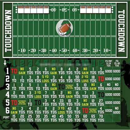 Fun Wooden Football Dice Game Set