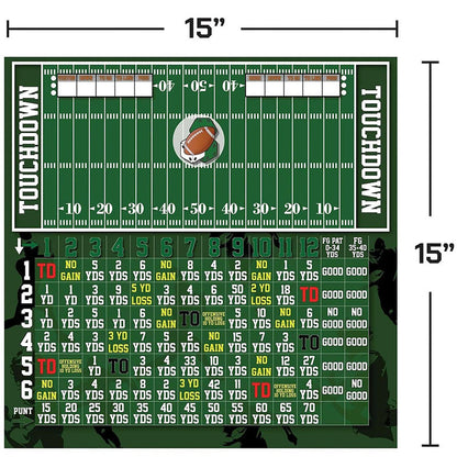Fun Wooden Football Dice Game Set