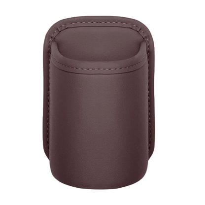 Organize Your Car Instantly! No-Slip Clip-On Leather Cup Holder