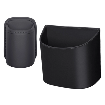 Organize Your Car Instantly! No-Slip Clip-On Leather Cup Holder