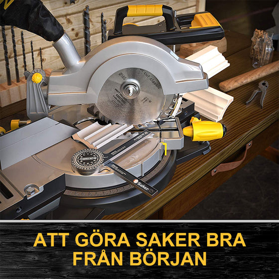 📏 7-inch Aluminum Mitre Saw Conveyor | Precision Angle Finder