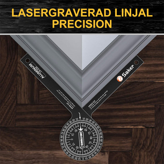 📏 7-inch Aluminum Mitre Saw Conveyor | Precision Angle Finder
