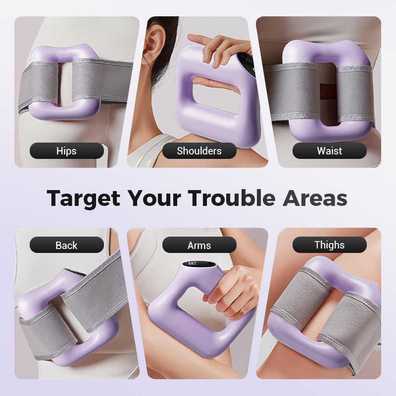 5-speed handheld massager ring with adjustable strap🌿👑