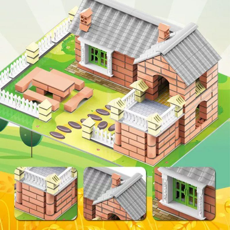 214 PCS DIY Simulation Building Toy Set for Kids