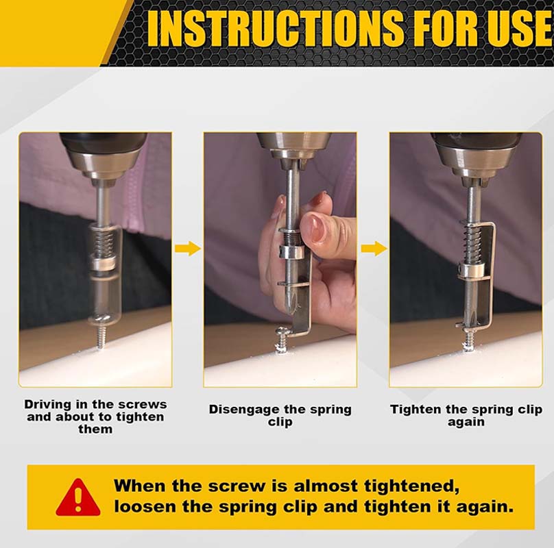 Spring-loaded Screw Holder Bit