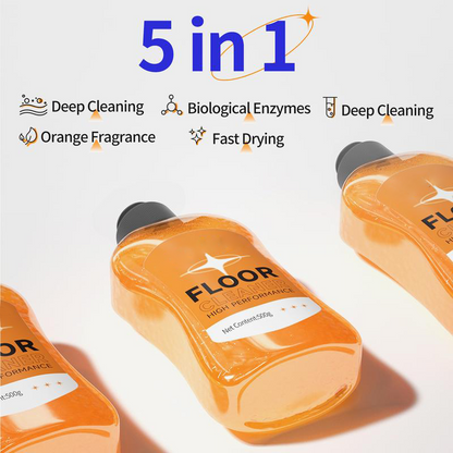 Plant-based all-purpose cleaning agent ✨ One drop cleans the whole family 🦠🚫 99.9% antibacterial | Instantly transforms ceramic tiles and wooden floors into sparkling diamonds 💎