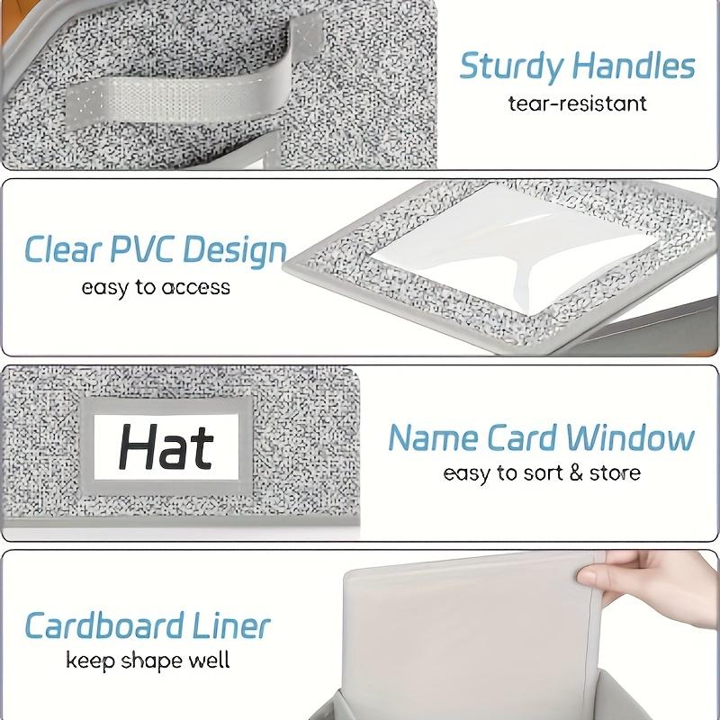 🌟Stackable storage boxes for baseball caps