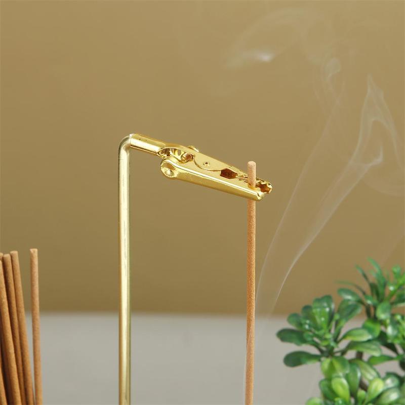 2 in 1 Incense & Candle Holder Natural Wood Base Aromatherapy Diffuser