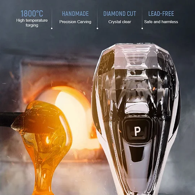 💥Today's Shock Price: 49% OFF🚗Universal Touch-Activated LED Clear Gear Shift Knob