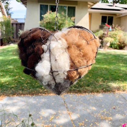 Handmade Bird Nesting Heart