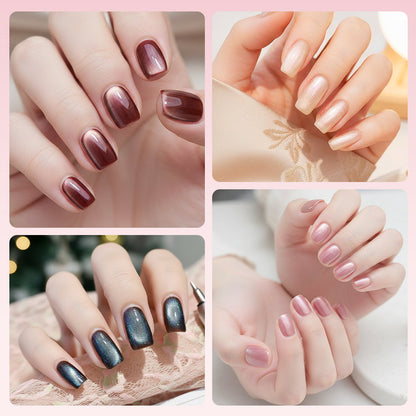 📢📢Buy 1 Get 1 Free!⏰All-in-One Cat Eye Nail Gel Pen – Get a hypnotic cat-eye effect in one stroke! Magnetic gel, lasting shine, salon magic at home. 🖤🌌