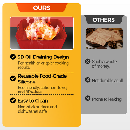 Reusable Air Fryer Silicone Pot