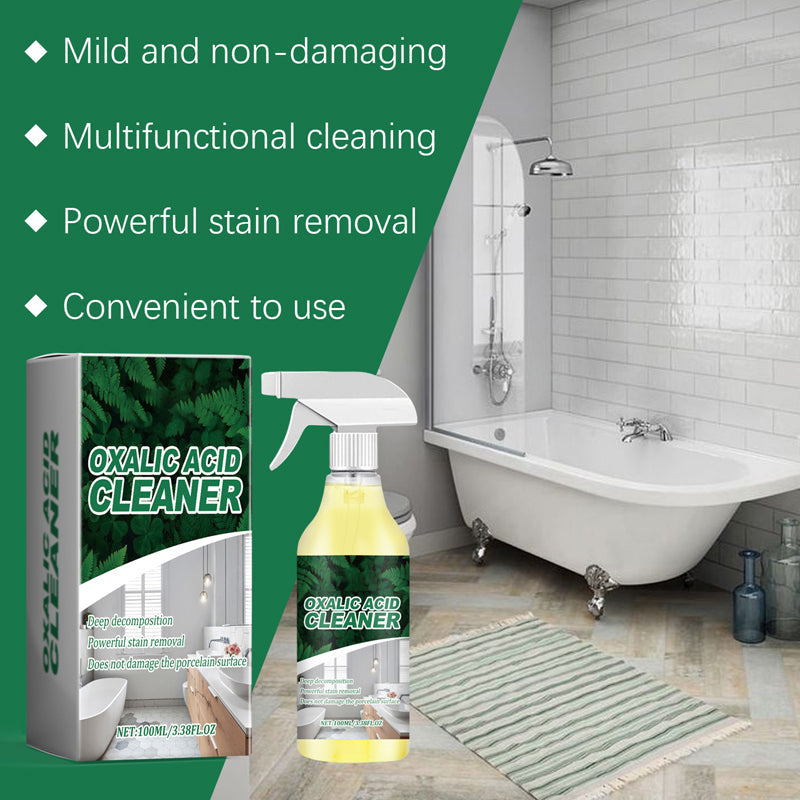 🥳2026 HOT SALE🥳💞50K+ SOLD!💥🔬 【CLEARANCE!】Molecular-Level Cleaning Tech! Oxalic Acid Cleaner Dissolves Rust & Limescale 78% OFF🚽✨
