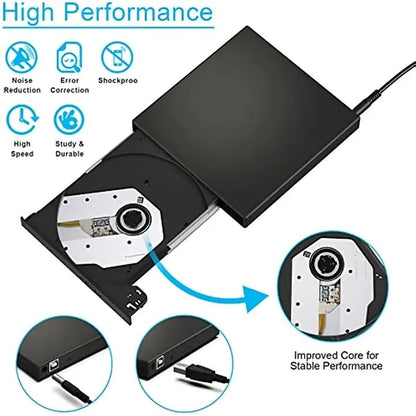 💿No Disc Drive on Your Laptop? Now You Do! External CD/DVD Burner 50% OFF📀