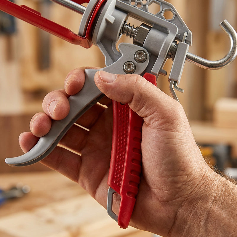 Value Bundle: Bearing Caulking Gun with Rotating Barrel + Caulking Scrapers