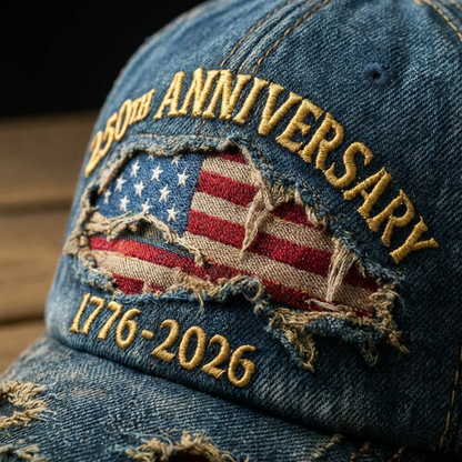 🎉2026 Hot Sale🔥250th Anniversary Distressed Baseball Cap
