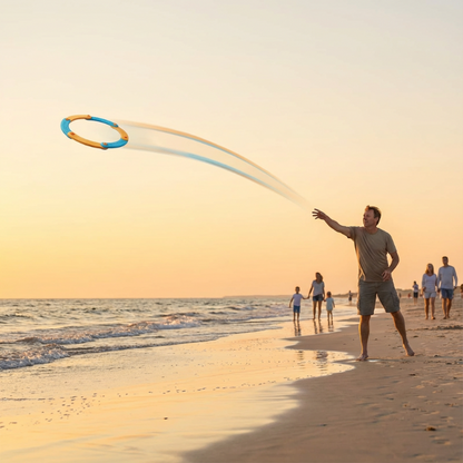 Detachable Whistling Flying Ring Toy