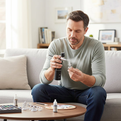 Portable Cordless Airbrush Kit with Compressor