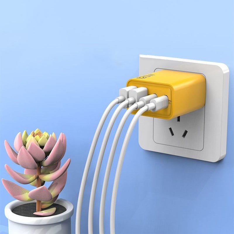 120W 4-Port Fast Charger Block