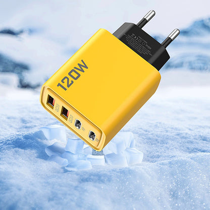 120W 4-Port Fast Charger Block