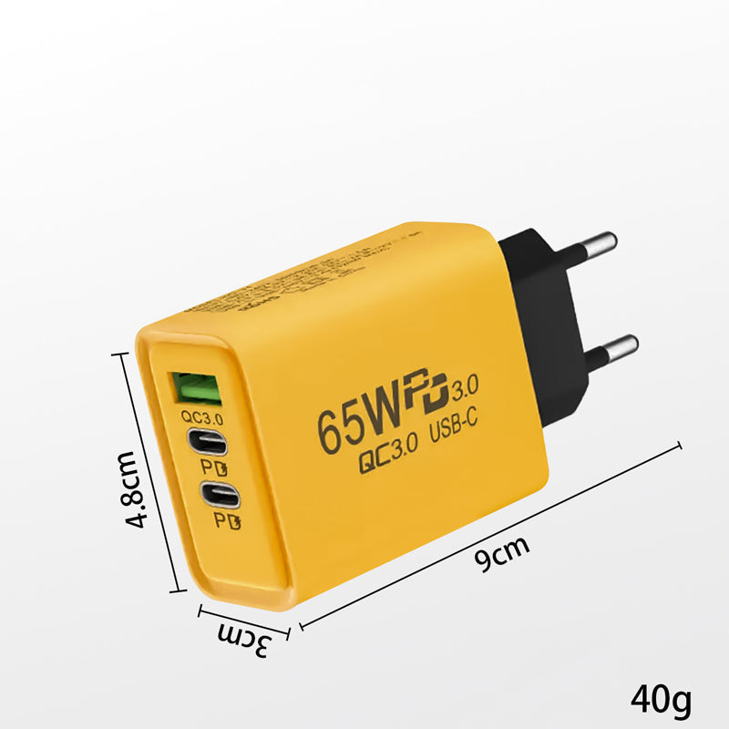 120W 4-Port Fast Charger Block