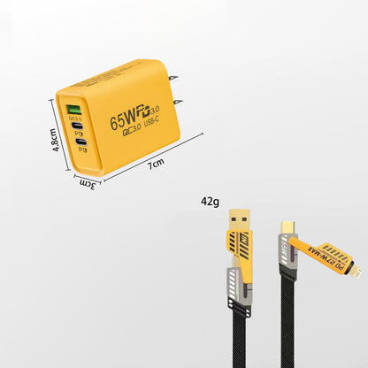 120W 4-Port Fast Charger Block