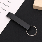 Aluminum alloy bottle opener keyring