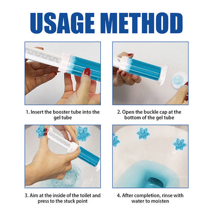 42 Flowers Toilet Gel Stamp 3-Pack | 6 Fresh Scents | Long-Lasting Deodorizing Bathroom Cleaner