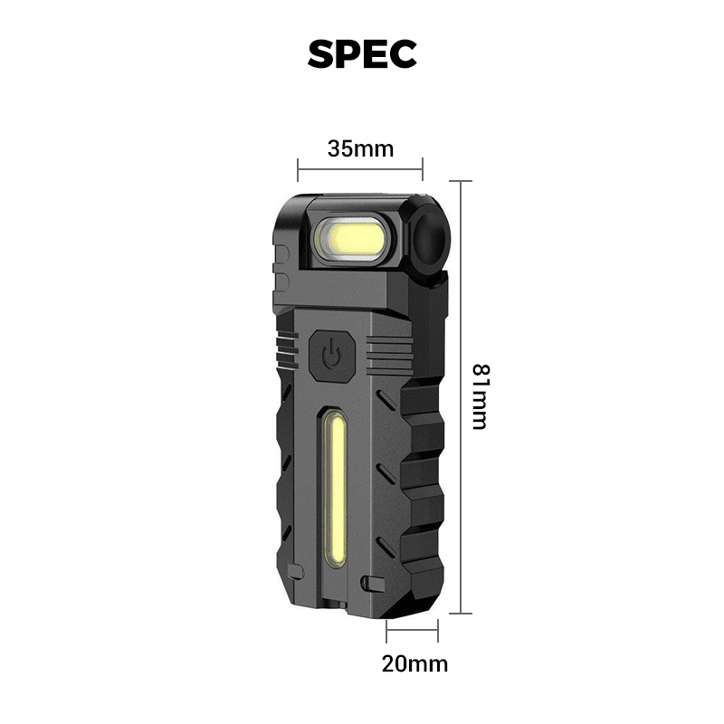 💎 50% OFF! 💎 180° Rotating Head LED Work Light – Dual Beam, Magnetic Base & USB-C Rechargeable