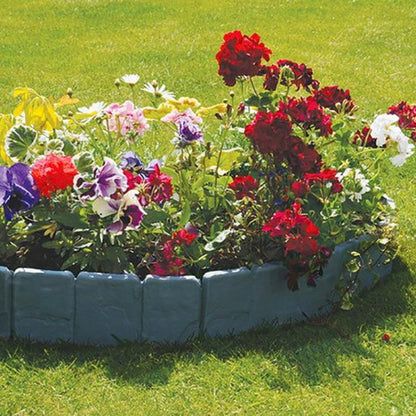 🥳2026 HOT SALE🥳💞50K+ SOLD!🌿✨ Imitation Stone Garden Fence – Real stone look, no tools needed. Easy to install & expand. Perfect for plant beds, paths & lawn edges. A garden game-changer! 🏡♻️