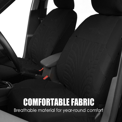 Car Seat Cover Set with Tire Tread Pattern
