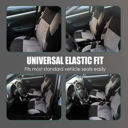 Car Seat Cover Set with Tire Tread Pattern