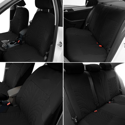 Car Seat Cover Set with Tire Tread Pattern