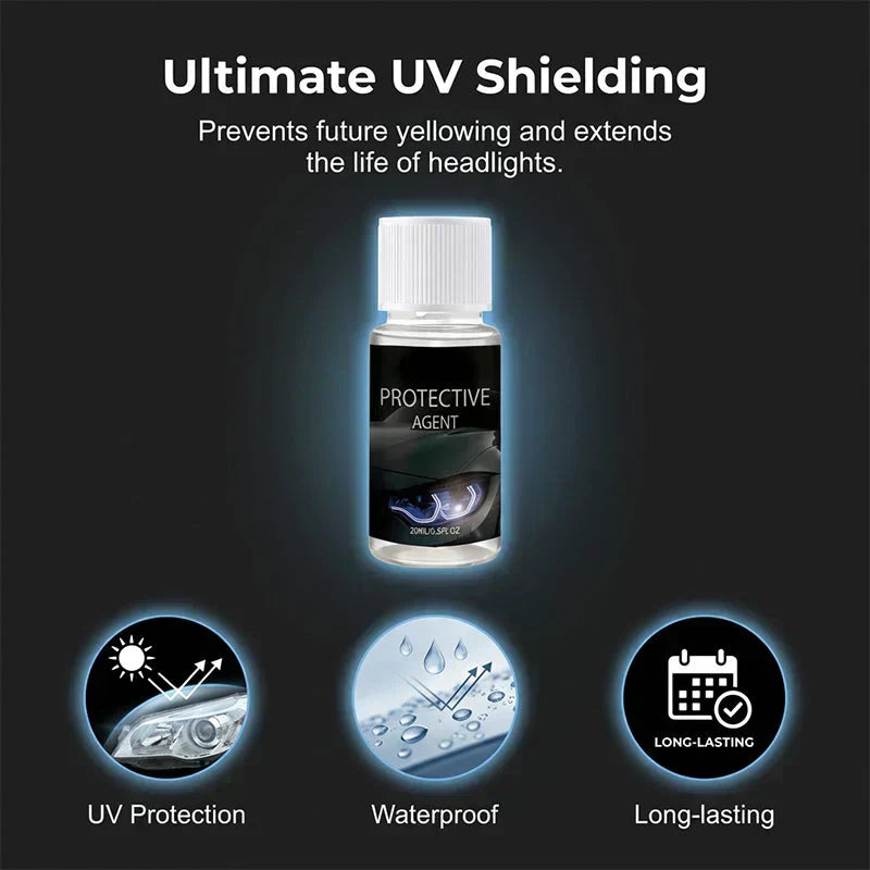 🚗50% OFF NOW!!🔆Professional Car Headlight Restoration Kit🫧 – Removes yellowing & scratches, restores clarity & UV protection – easy DIY solution ✨
