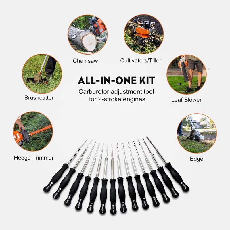 10-Piece Carburetor Adjustment Tool Set
