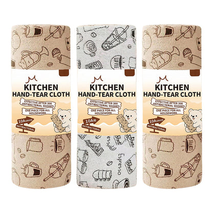 Antibacterial Tear-Off Wipes for Wet & Dry Use