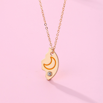 3-Piece Sun, Moon & Star Friendship Necklace Set