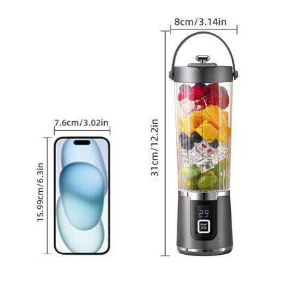 Wireless Portable Juicer with 10 Blades
