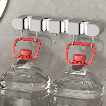 🧹 50% OFF NOW! 🚪 Multifunctional Mop Holder with Hook – Space-Saving, Strong Adhesive & Perfect for Home Organization 🏠
