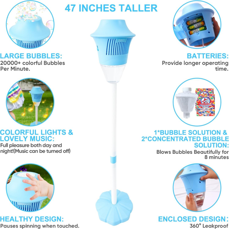 🎈48% OFF NOW ! ⚡ Automatic Handheld Bubble Machine for Kids – One-Touch Operation, Rich Bubbles & Portable Design