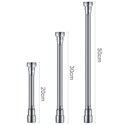 Flexible 360 Degree Stainless Steel Faucet Splashproof Extension
